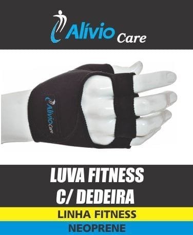 Luva Musculação Com Dedeira Alivio G - 2075 Luva Musculação Com Dedeira Alivio G - 2075