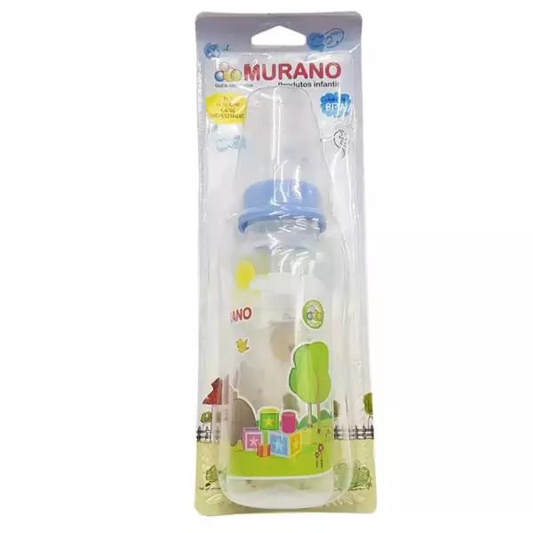 Mamadeira Crystal 240ml Bico Red. Silicone Murano - 0510 Mamadeira Crystal 240ml Bico Red. Silicone Murano - 0510